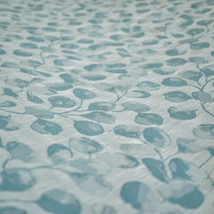 Blue Jacquard Fabric by the Metre, 1 Metre Blue Silk Fabric