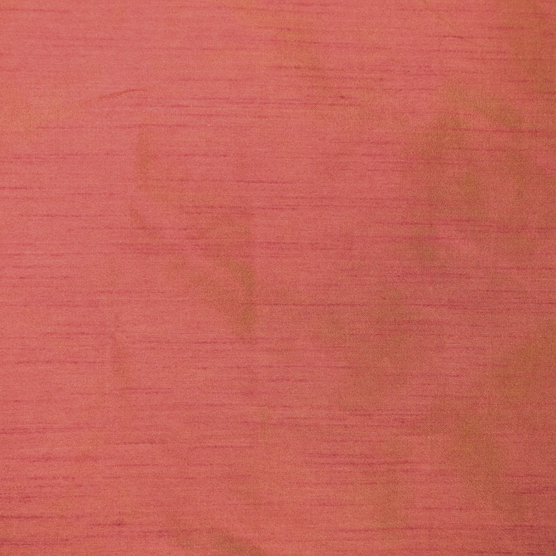 Pink And Yellow Art Silk Curtain Panels