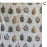 Gray, Beige Printed Polyester Fabric by the Metre, 1 Metre Gray Polyester Fabric