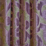 Purple Jacquard Velvet Fabric by the Metre, 1 Metre Purple Velvet Fabric