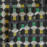 Gray Yellow Fabric