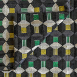 Gray Yellow Fabric