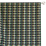 Gray Yellow Jacquard Velvet Fabric by the Metre