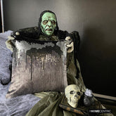 Exodus - Grey Velvet Decorative Throw Cushion Cover