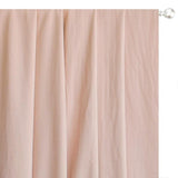 Pastel Peach Velvet Curtain Panels