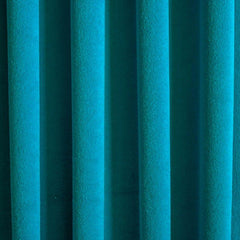 Turquoise Velvet Curtain Panels