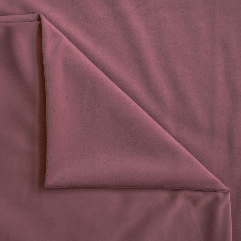 Dusky Pink Velvet Curtain Panels