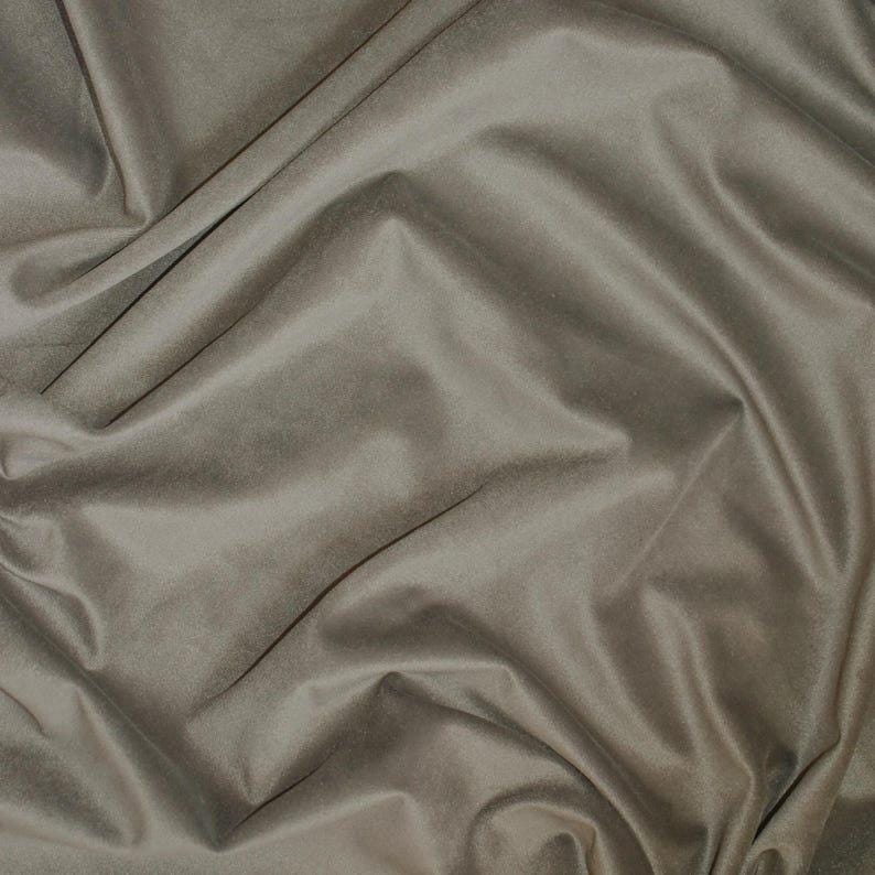 Taupe Velvet Curtain Panels