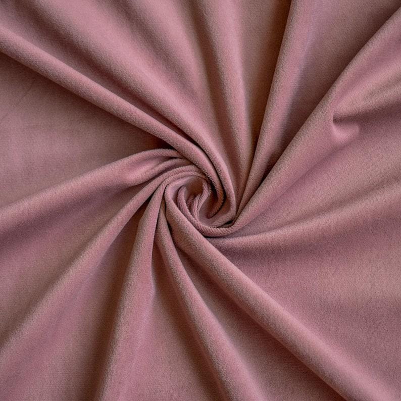Blush Pink Velvet Curtain Panels