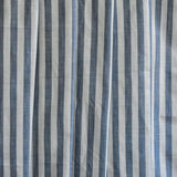 Blue Gingham Stripes Cotton Fabric by the Metre