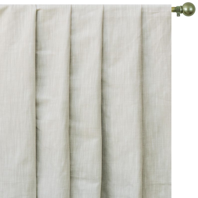 Beige Solid Cotton Fabric by the Metre