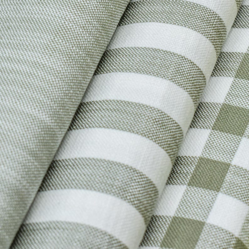 Olive Green Solid Cotton Fabric by the Metre