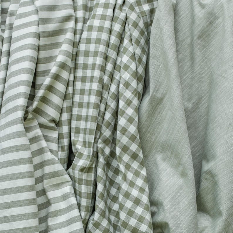 Olive Green Solid Cotton Fabric by the Metre