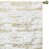Ivory & Gold Foil Printed Velvet Fabric by the Metre, Ivory Velvet Fabric