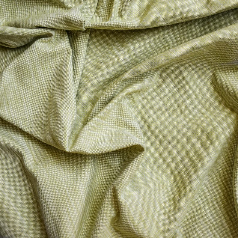 Chartreuse Solid Cotton Fabric by the Metre