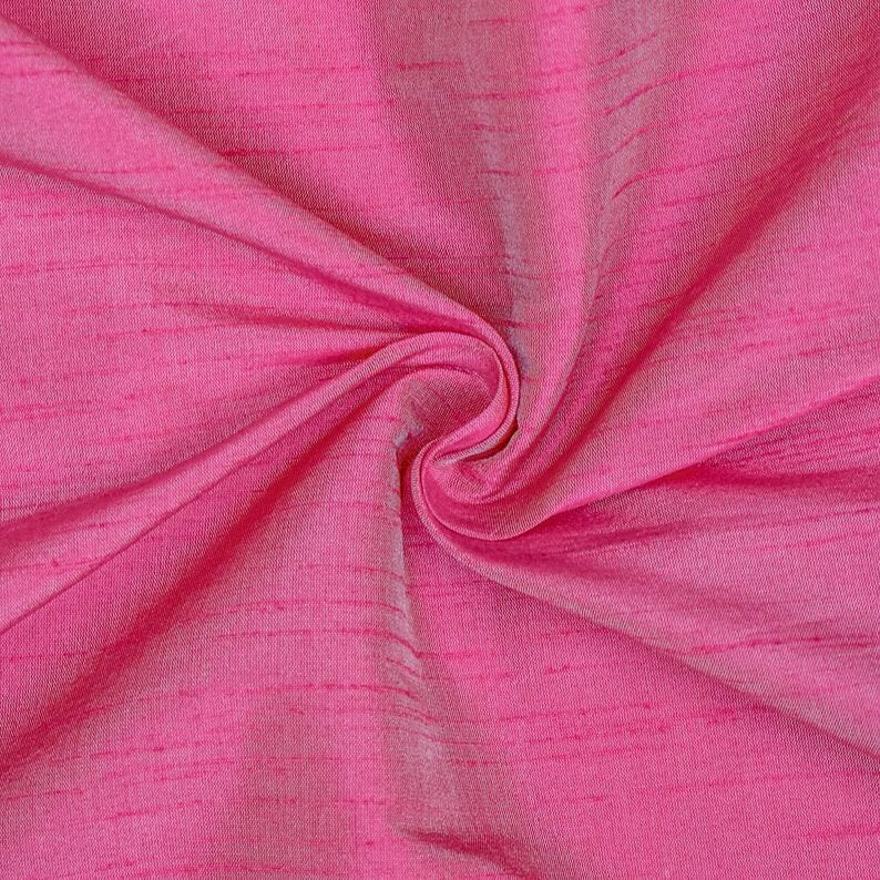 Light Fuchsia Pink Art Silk Curtain Panels
