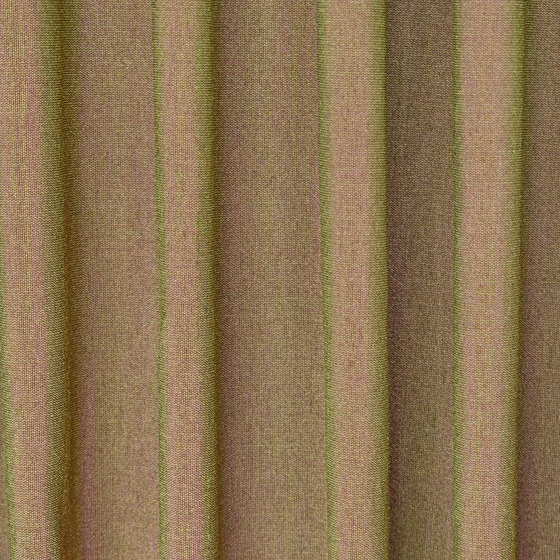 Lime Green And Pink Art Silk Curtain Panels