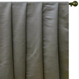 Taupe Gray Heavy Satin Fabric by the Metre, Gray Satin Fabric