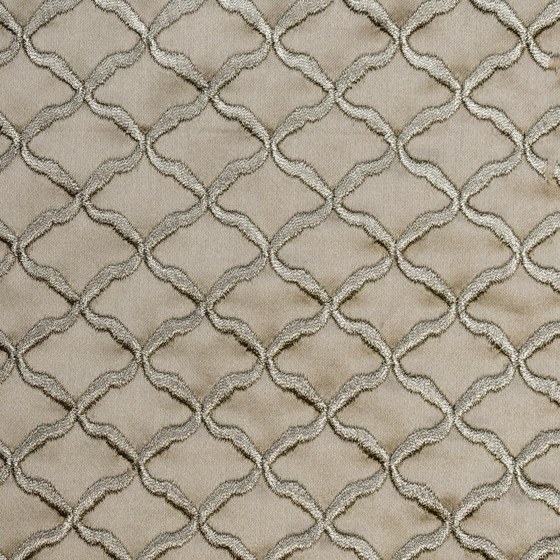 Gold Zari Satin Zari Embroidery Fabric by the Metre