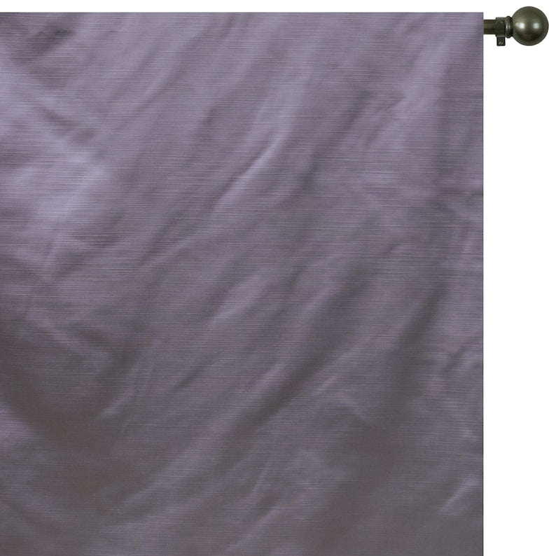 Ash Purple Heavy Satin Fabric by the Metre, Purple Satin Fabric