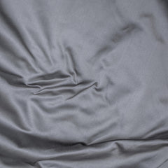 Silver Gray Heavy Satin Fabric by the Metre, Silver Satin Fabric