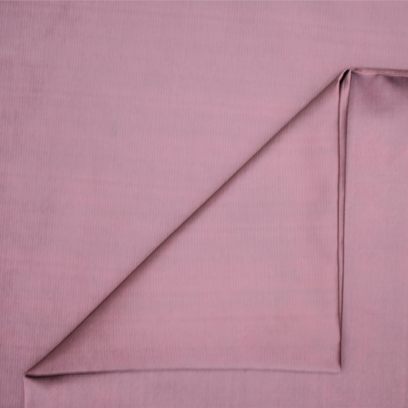 Mauve Heavy Satin Fabric by the Metre, Pink Satin Fabric