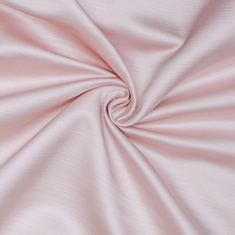 Light Pink Heavy Satin Fabric by the Metre