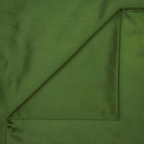 Olive Green Heavy Satin Fabric by the Metre, Green Satin Fabric