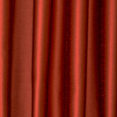 Rust Heavy Satin Fabric by the Metre, Orange Satin Fabric