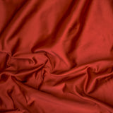 Rust Heavy Satin Fabric by the Metre, Orange Satin Fabric
