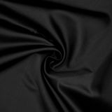Black Heavy Satin Fabric by the Metre