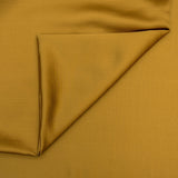 Dark Gold Heavy Satin Fabric by the Metre, Gold Satin Fabric