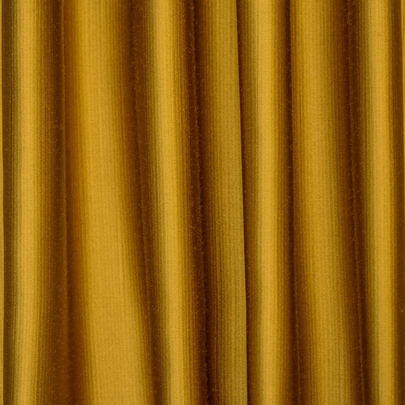 Dark Gold Heavy Satin Fabric by the Metre, Gold Satin Fabric