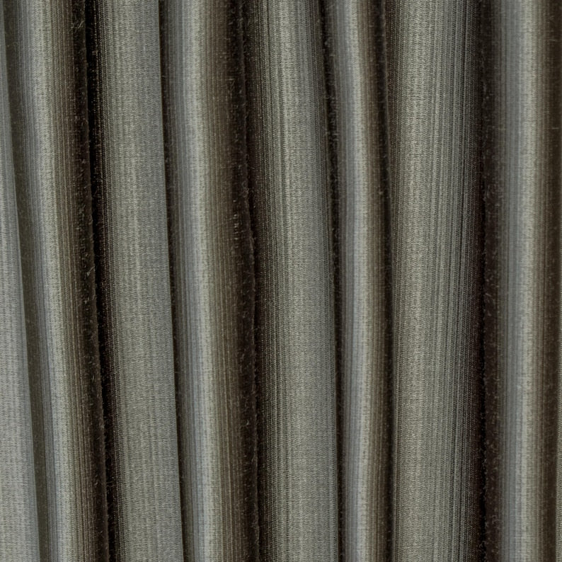 Taupe Gray Heavy Satin Fabric by the Metre, Gray Satin Fabric