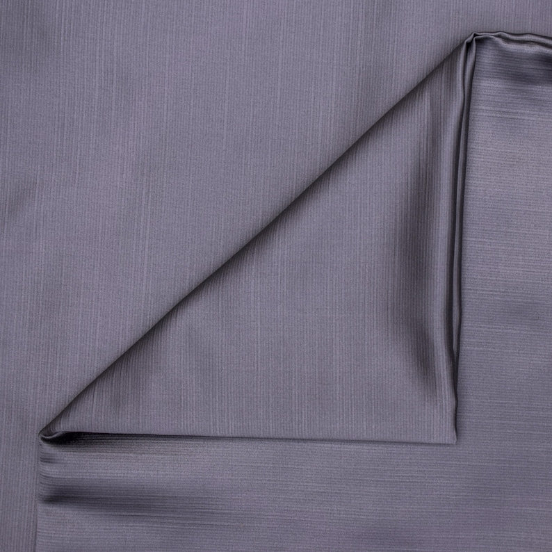 Ash Purple Heavy Satin Fabric by the Metre, Purple Satin Fabric