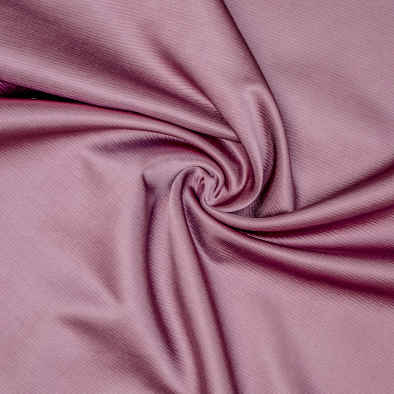 Mauve Heavy Satin Fabric by the Metre