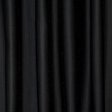 Black Heavy Satin Fabric by the Metre, Black Satin Fabric