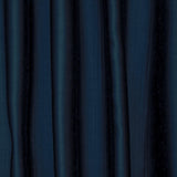 Navy Blue Heavy Satin Fabric by the Metre, Blue Satin Fabric