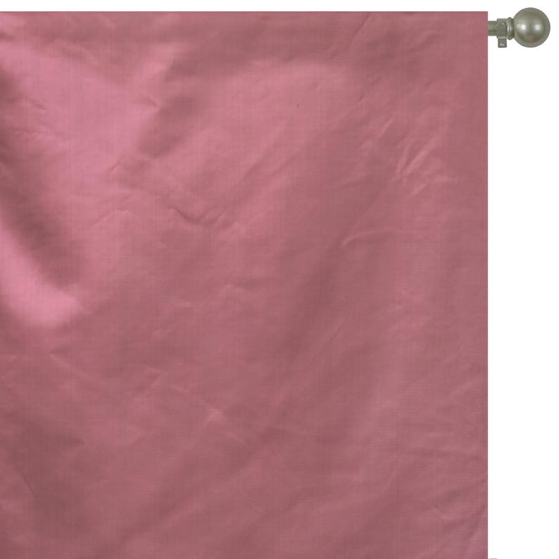 Dusty Pink Heavy Satin Fabric by the Metre, Pink Satin Fabric