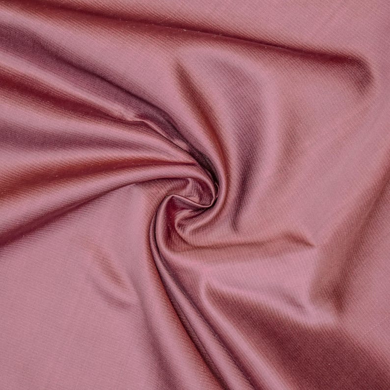 Dusty Pink Heavy Satin Fabric by the Metre