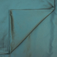 Teal Blue Heavy Satin Fabric by the Metre, Blue Satin Fabric