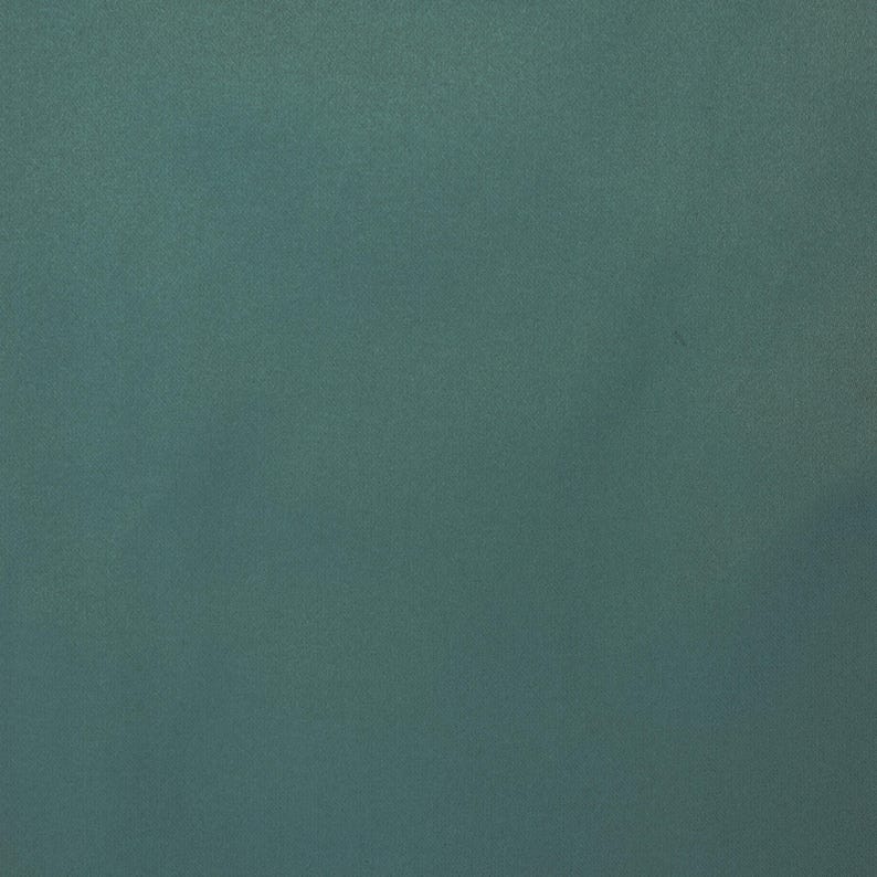Teal Blue Heavy Satin Fabric by the Metre, Blue Satin Fabric