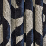 Black Jacquard Velvet Fabric by the Metre, Black Velvet Fabric