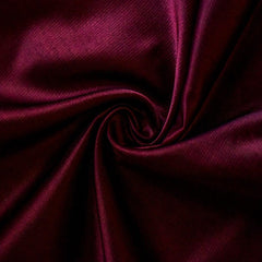 Wine Heavy Satin Fabric by the Metre