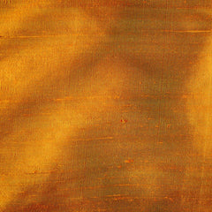 Golden Yellow Silk Dupioni Fabric by the Metre, Yellow Silk Fabric
