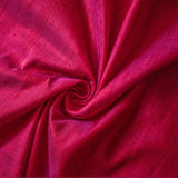 Cerise Pink Silk Dupioni Fabric by the Metre