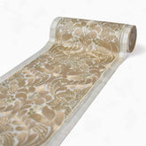 Baroque-Inspired Scroll work Border in Champagne Gold