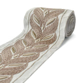 Braided Chevron Luxe Embroidered Border