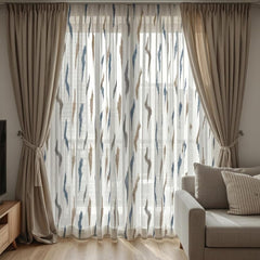 Artistic Sheer Fabric By The Metre