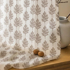 Fern Tree Sheer Fabric By The Metre